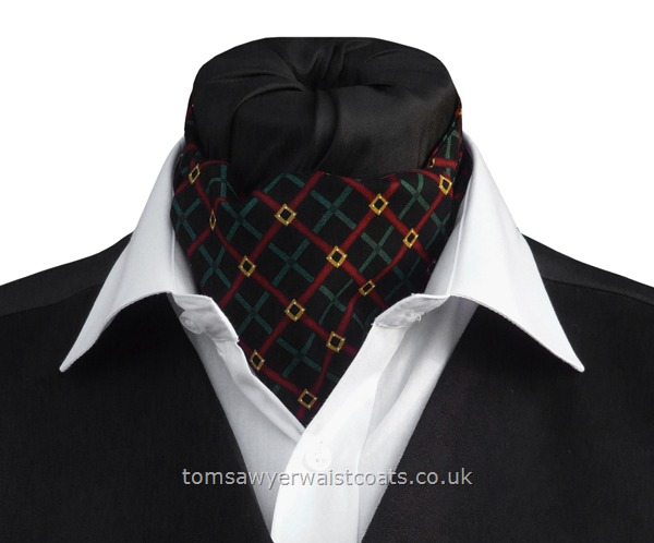 Neckwear : Day Cravats (Self-tie) : Richmond Check Day Cravat (Self-Tie)