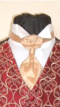 Men's Ready Tied Jabot in a choice of fabric & colours